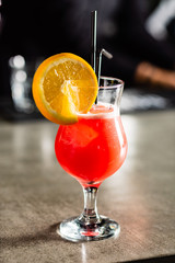 cocktail in the bar