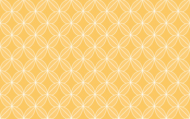 Seamless Geometric Art Deco Pattern. Abstract vector floral background.