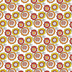 universal different vector seamless pattern