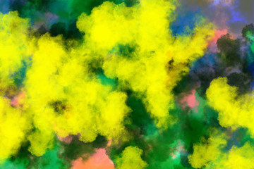 Abstract powder splatted background. 