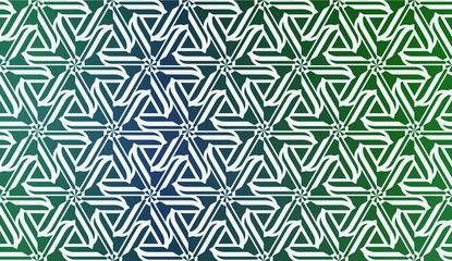 Template With Geometric Pattern. Vector Illustration. Triangles Style. Colorful Gradient Background