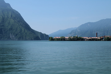 lake,Iseo,Italy,water,mountain,sky,blue,landscape,view