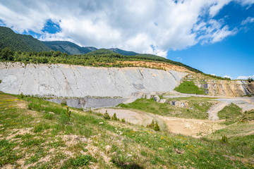 The deposits of Fumanya in Figols, Spain