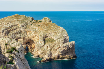 Fototapeta premium Foradada Island in Sardinia, Italy.