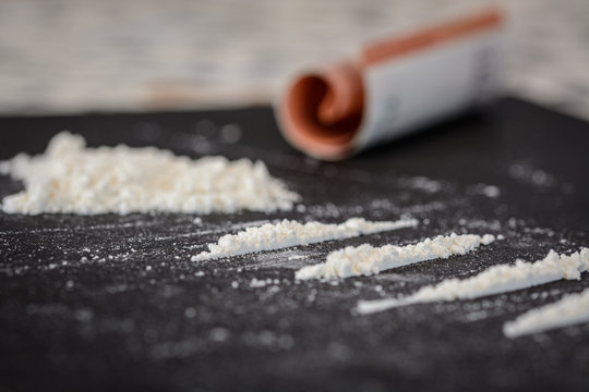Some lines of cocaine