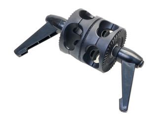 corner clip for lighting stand isolated on white background