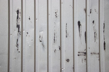 Corrugated metal wide surface texture