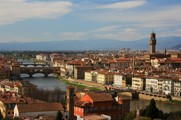 Panorama of the city of Florence, Italy