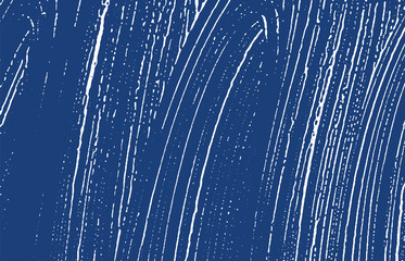 Grunge texture. Distress indigo rough trace. Excep