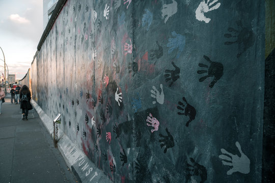 Berlin, Germany. The East Side Gallery, Historic Monument