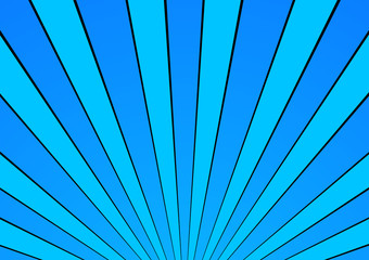 Obraz premium Vector Background with Blue Rays