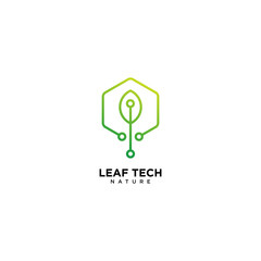 Green Leaf Technology Logo Design
