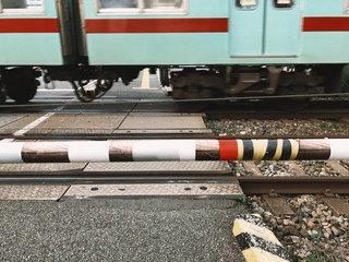 踏切と電車