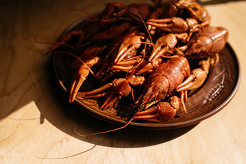 boiled crayfish