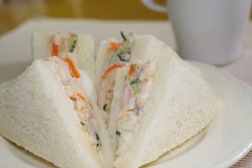 ポテトサラダのサンドイッチ