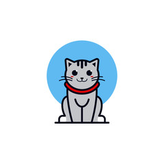 Cat Logo Design Vector