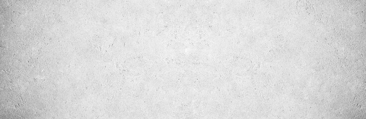 Panoramic grey paint limestone texture background in white light seam home wall paper. Wide Back...