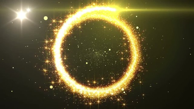 Opening Glitter Sparkling Particles intro