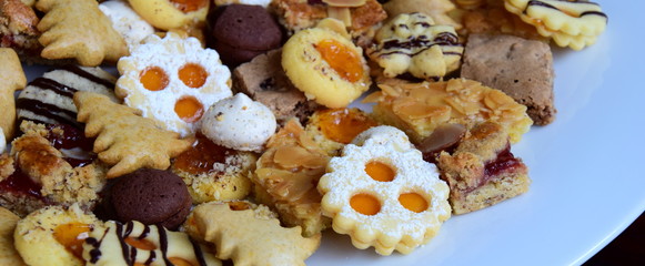 Weihnachtskekse - Weihnachtsplätzchen - Plätzchenteller