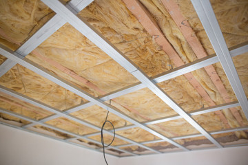 Wool insulation for plasterboard