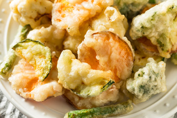 Homemade Japanese Vegetable Tempura