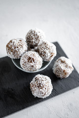 energy balls with coconut