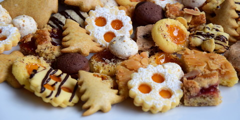 Weihnachtskekse, Weihnachtsplätzchen, Frohe Weihnachten