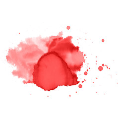 Colorful abstract watercolor stain with splashes and spatters. Modern creative background for trendy design.