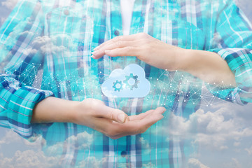 The concept of protecting cloud data.