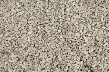 White stones gravel backround texture 