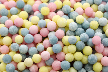 colored tapioca pearls