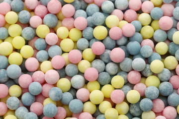 colored tapioca pearls