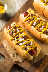 Homemade Detroit Style Chili Dog