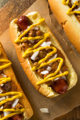 Homemade Detroit Style Chili Dog