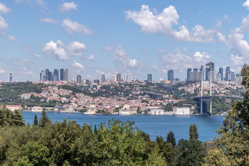 Bosphorus Bridge from Nakkastepe, istanbul