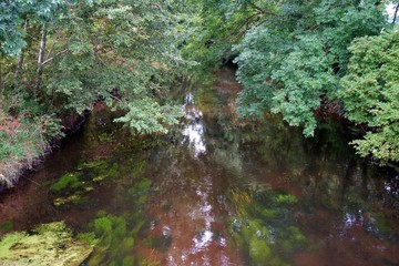 der Fluss Niers bei Süchteln am Niederrhein