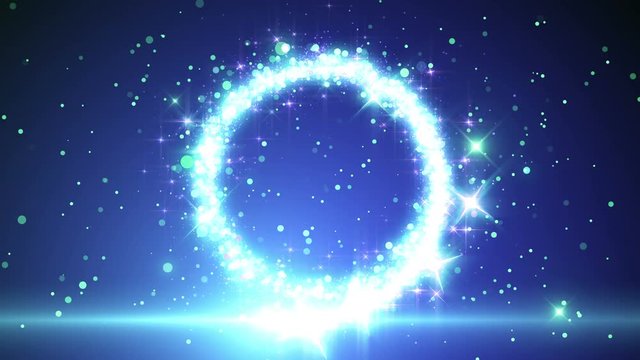 Opening Glitter Sparkling Particles intro