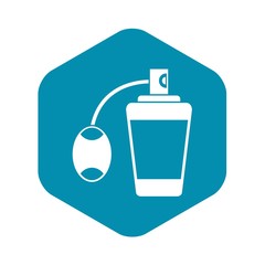 Retro perfume icon. Simple illustration of retro perfume vector icon for web