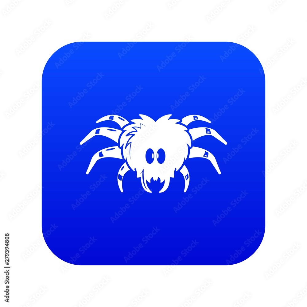 Poster tarantula icon. simple illustration of tarantula vector icon for web