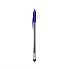 blue ballpoint pen