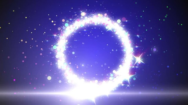 Opening Glitter Sparkling Particles intro