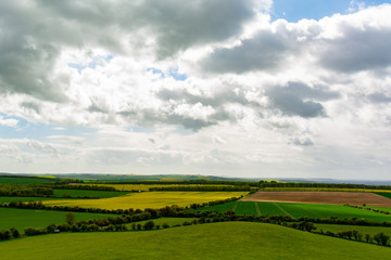 English fields landscape