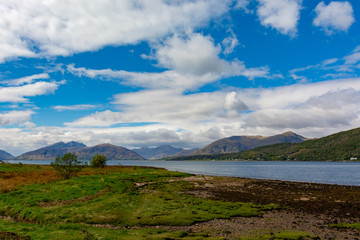 Loch Linnhe and mountains, Scottish Highlands, Scotland
