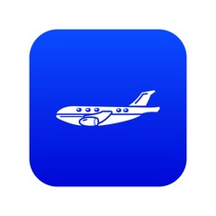 Passenger airplane icon. Simple illustration of passenger airplane vector icon for web