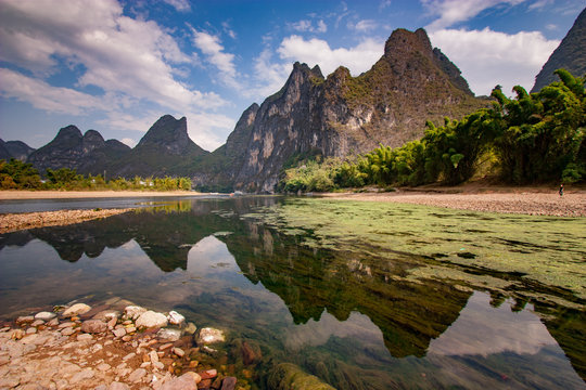 Nine horses mountain, Li River, YangShuo, China