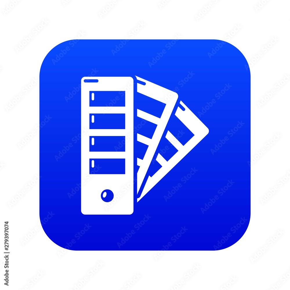 Poster palette guide icon. simple illustration of palette guide vector icon for web