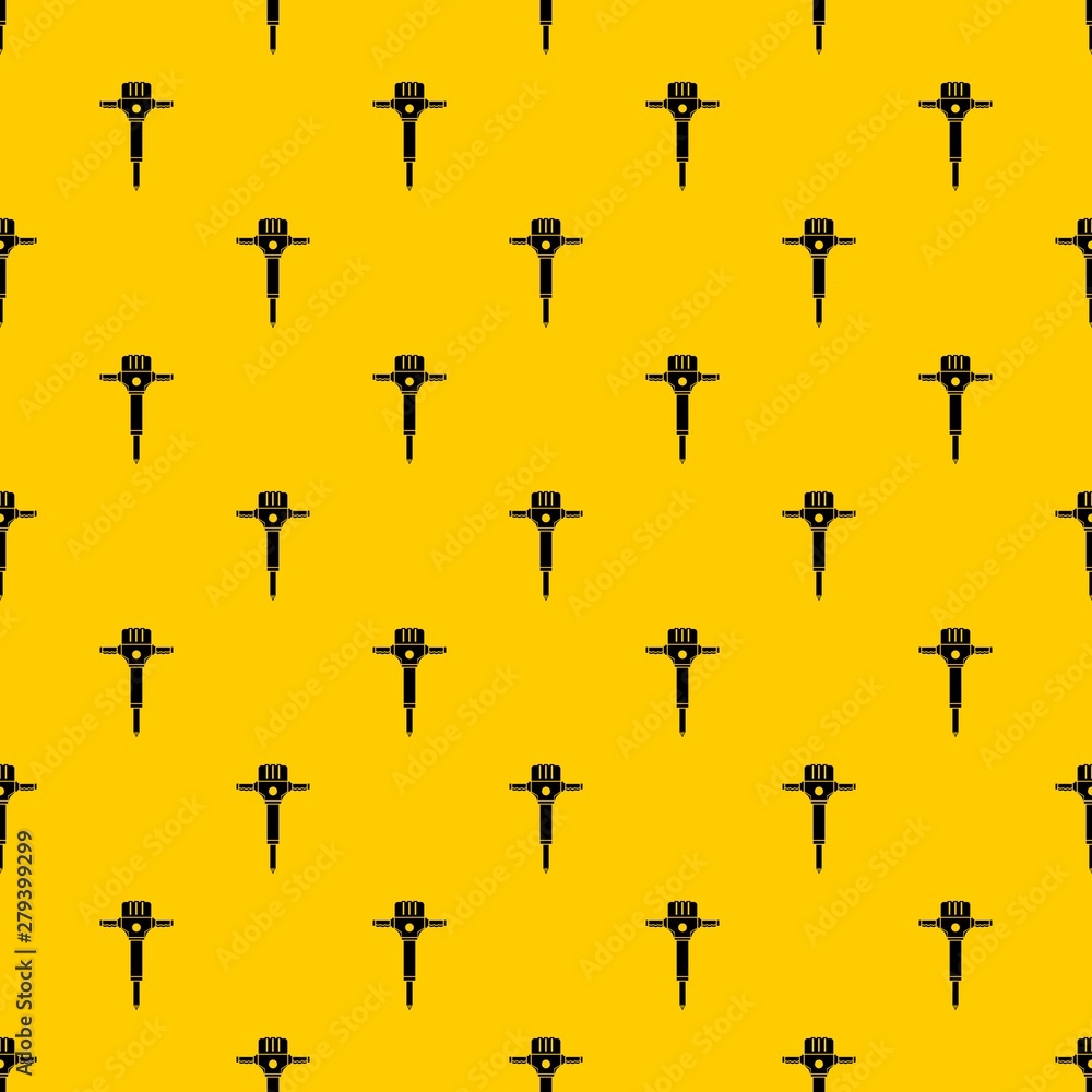 Aufkleber jackhammer pattern seamless vector repeat geometric yellow for any design