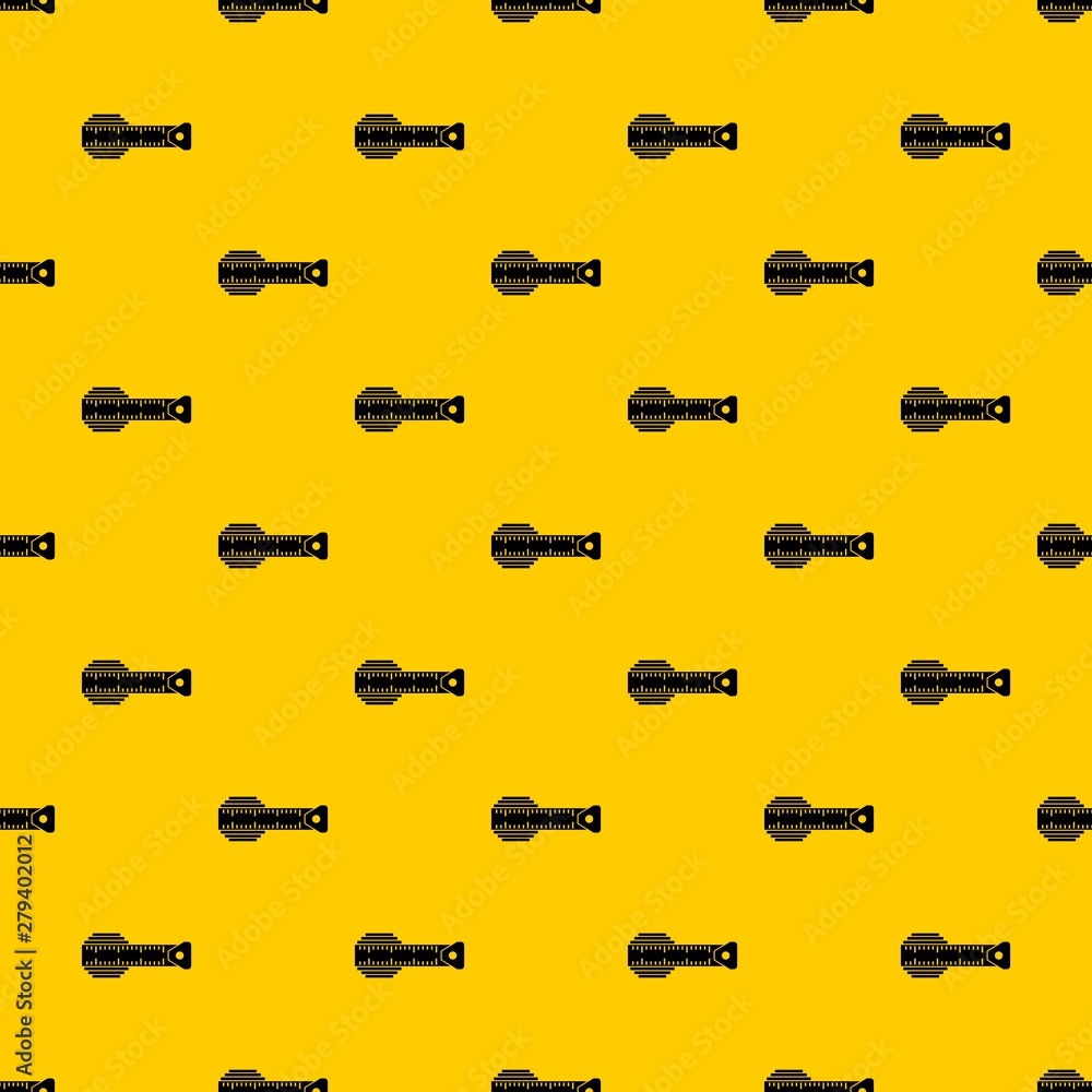 Poster measuring centimeter pattern seamless vector repeat geometric yellow for any design