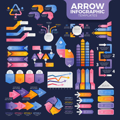 Arrow Infographic Templates. Arrow Infographic . Sweet Colorful Infographic Templates