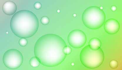 Abstract illustration with blurred drops. For flyer, brochure, booklet and websites design Bright Gradient Color Vector illustration.